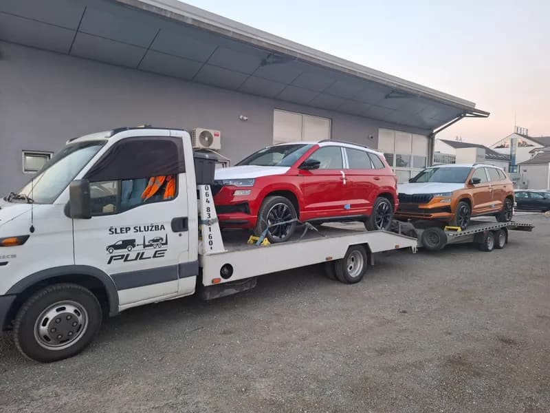 Šlep služba Šlep služba Pule — Valjevo — Valjevo
