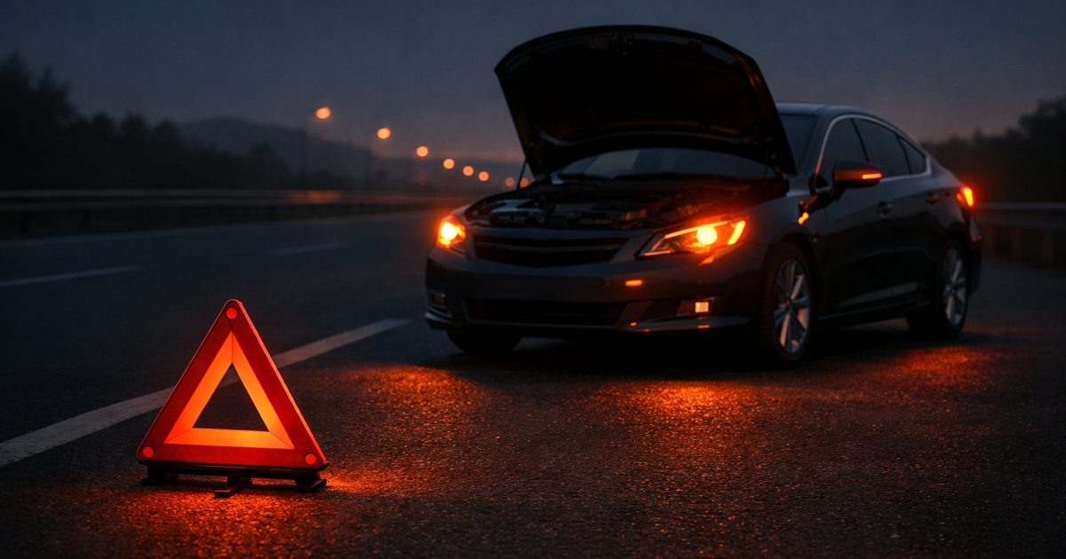 Šta raditi kada vam se pokvari auto na autoputu — 7 koraka